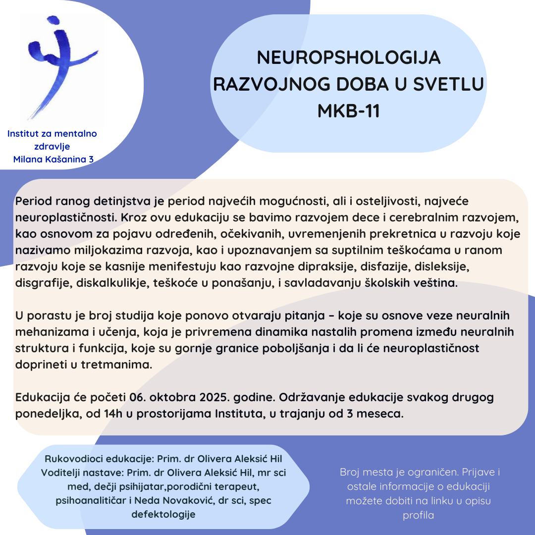 Неуропсихологија развојног доба у светлу МКБ-11